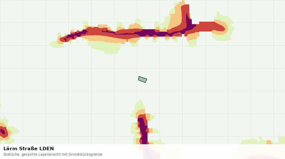 Statische Kartenansicht: Lärm Straße LDEN
