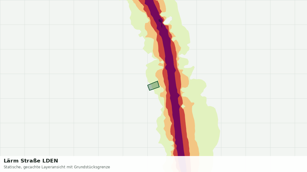 Statische Kartenansicht: Lärm Straße LDEN