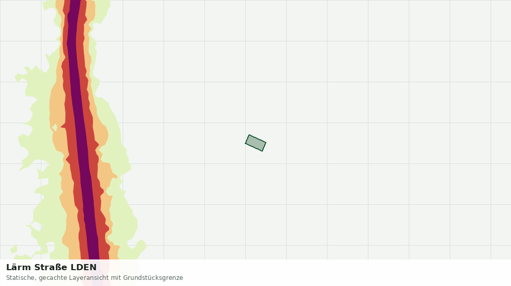 Statische Kartenansicht: Lärm Straße LDEN