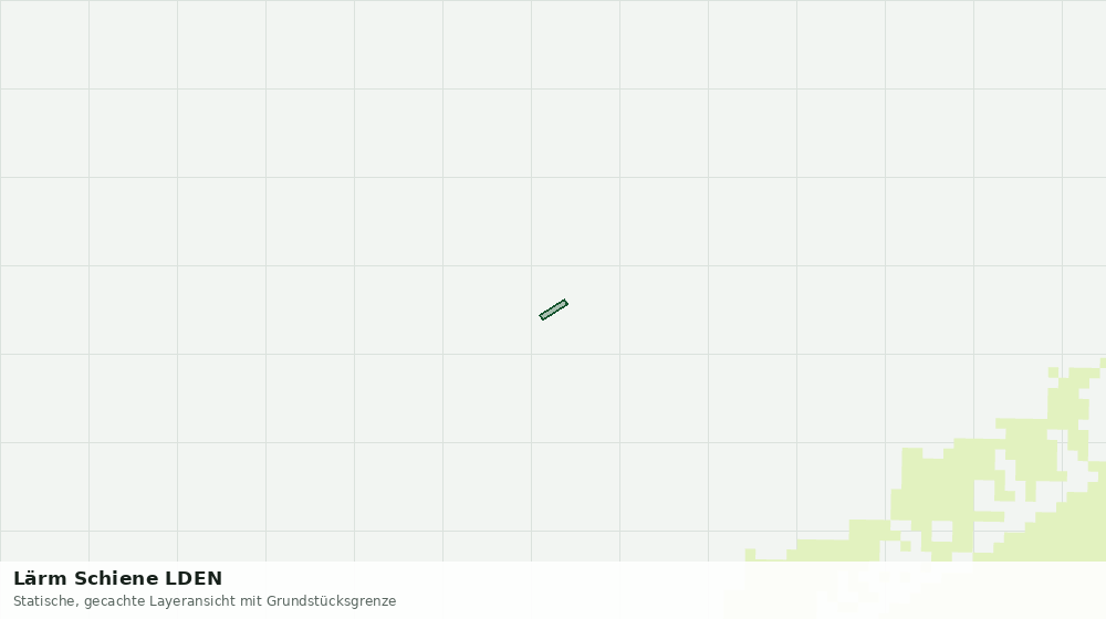 Statische Kartenansicht: Lärm Schiene LDEN