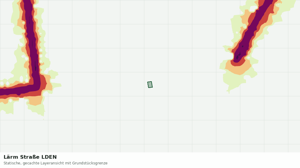 Statische Kartenansicht: Lärm Straße LDEN