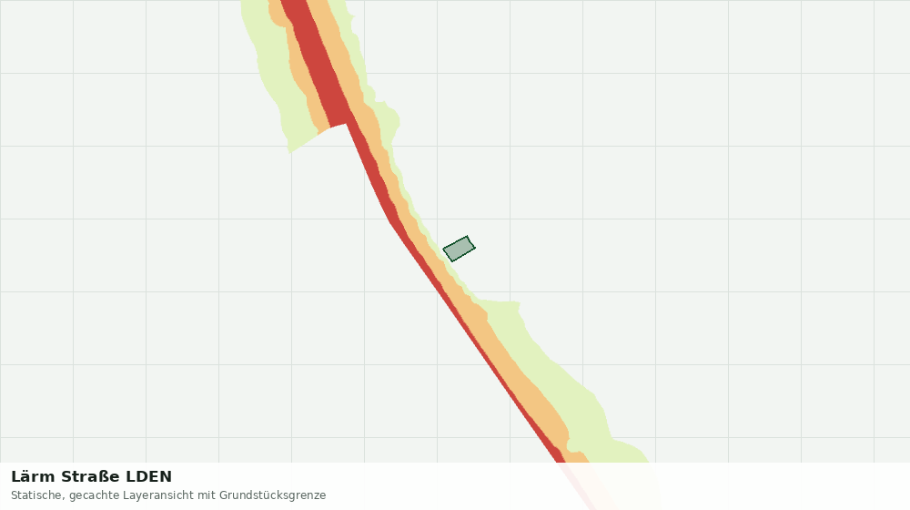 Statische Kartenansicht: Lärm Straße LDEN