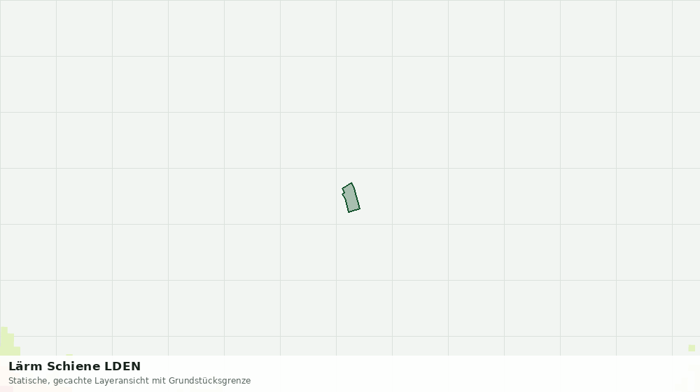 Statische Kartenansicht: Lärm Schiene LDEN