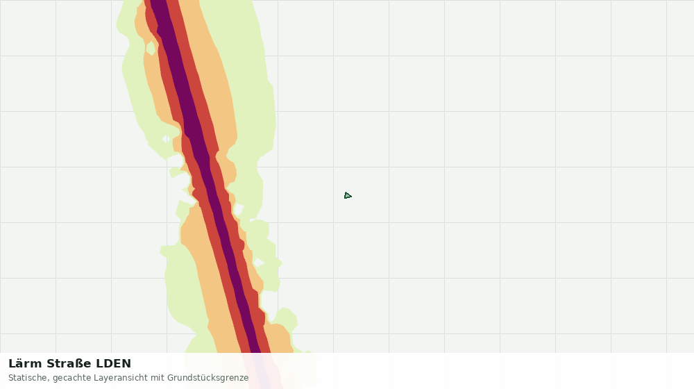 Statische Kartenansicht: Lärm Straße LDEN