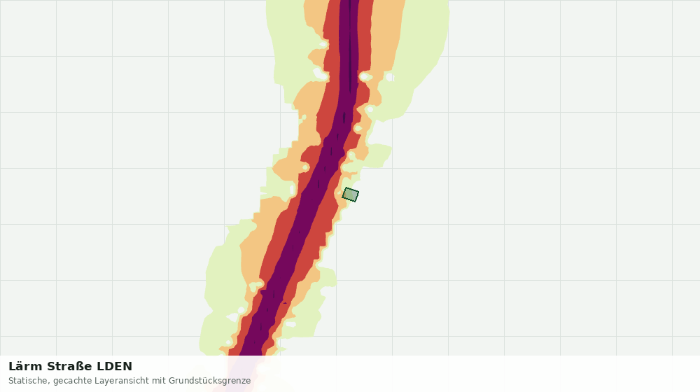 Statische Kartenansicht: Lärm Straße LDEN