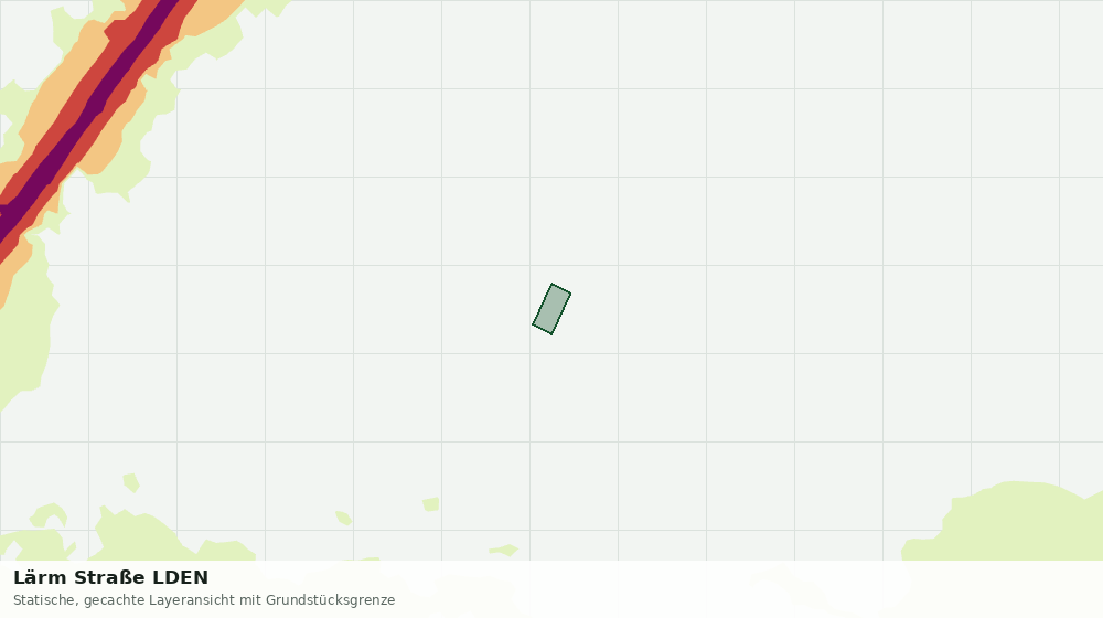 Statische Kartenansicht: Lärm Straße LDEN
