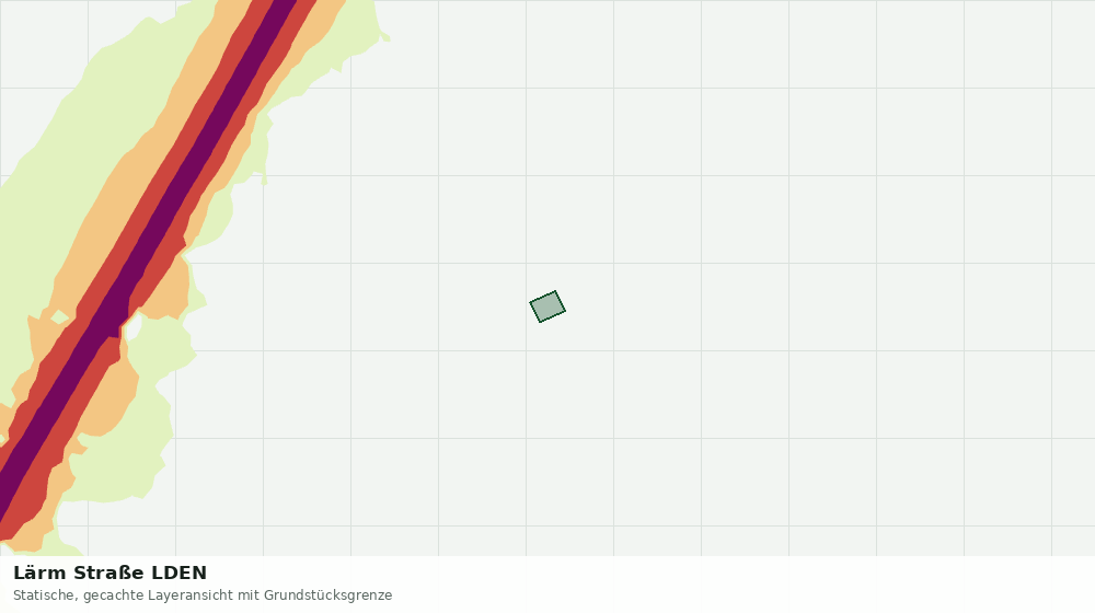 Statische Kartenansicht: Lärm Straße LDEN