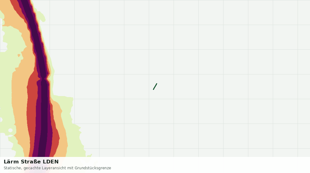 Statische Kartenansicht: Lärm Straße LDEN