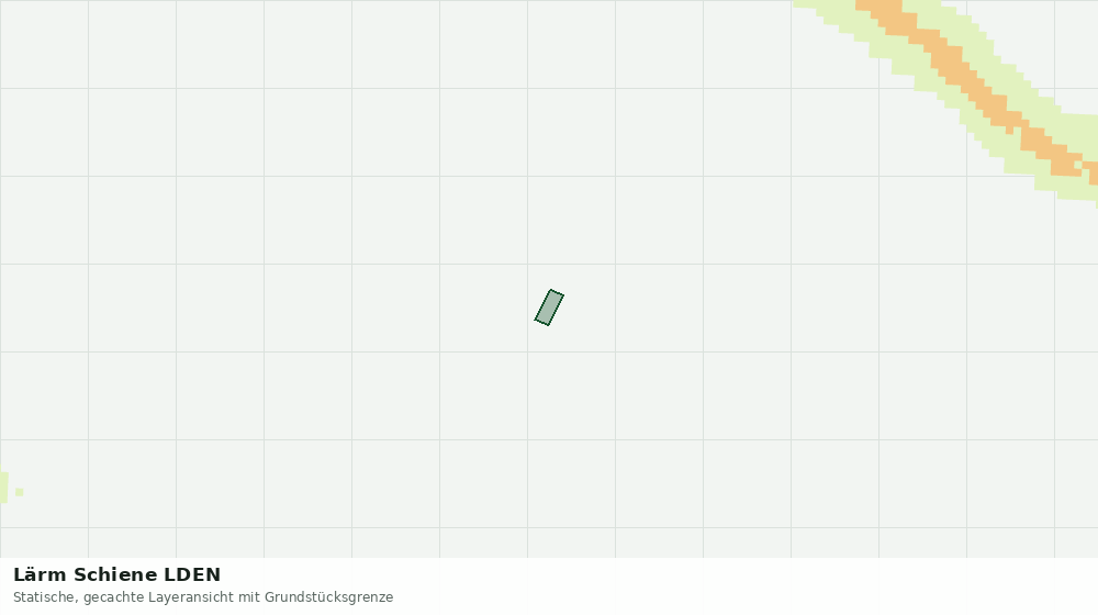 Statische Kartenansicht: Lärm Schiene LDEN