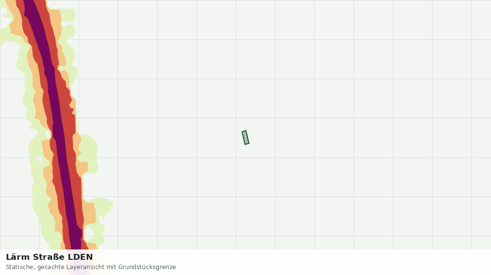 Statische Kartenansicht: Lärm Straße LDEN