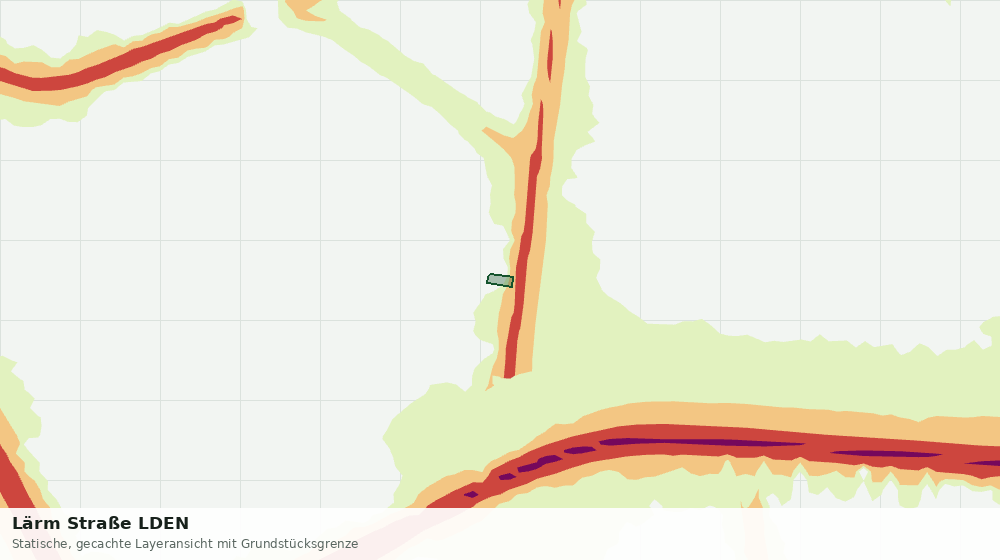 Statische Kartenansicht: Lärm Straße LDEN