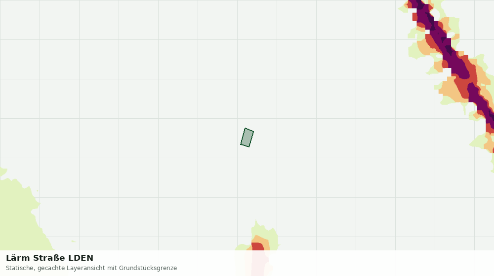 Statische Kartenansicht: Lärm Straße LDEN