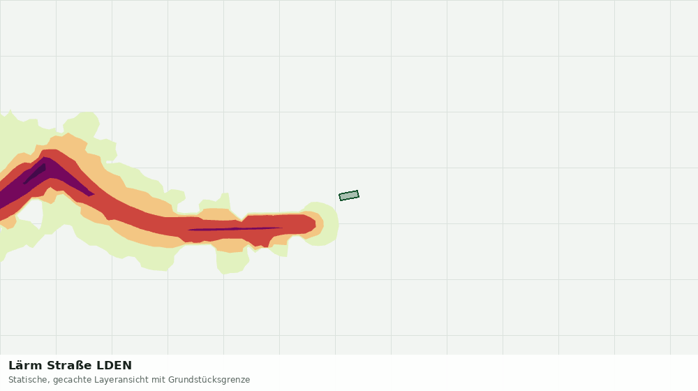 Statische Kartenansicht: Lärm Straße LDEN