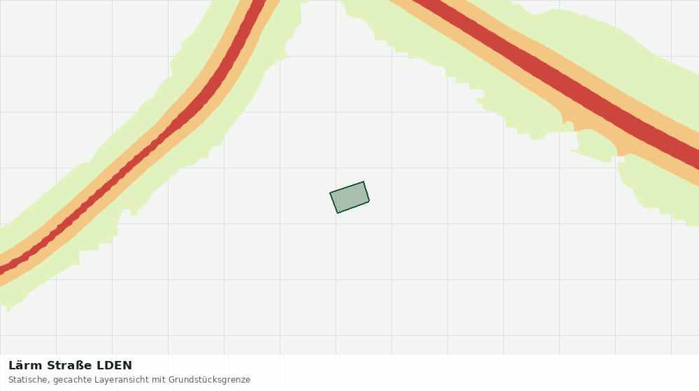 Statische Kartenansicht: Lärm Straße LDEN
