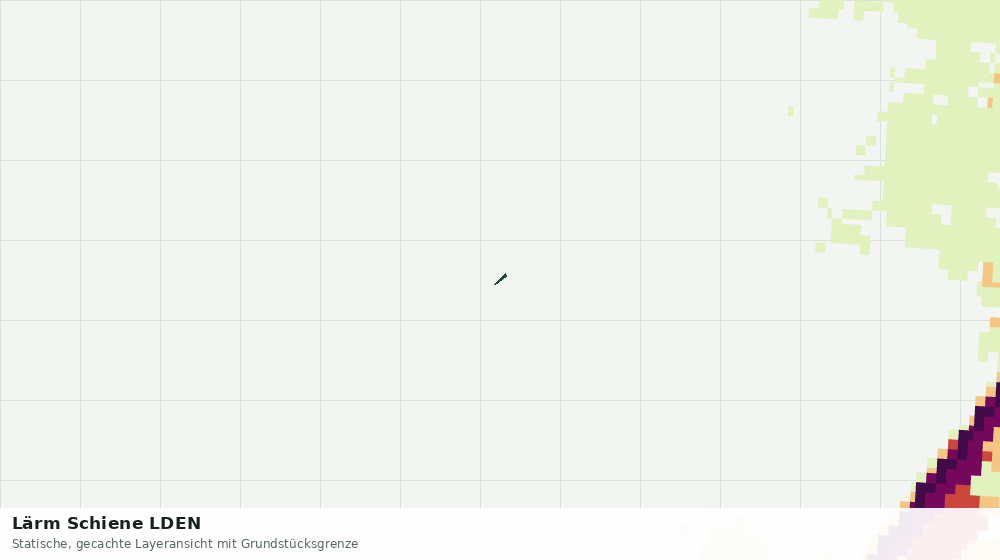 Statische Kartenansicht: Lärm Schiene LDEN