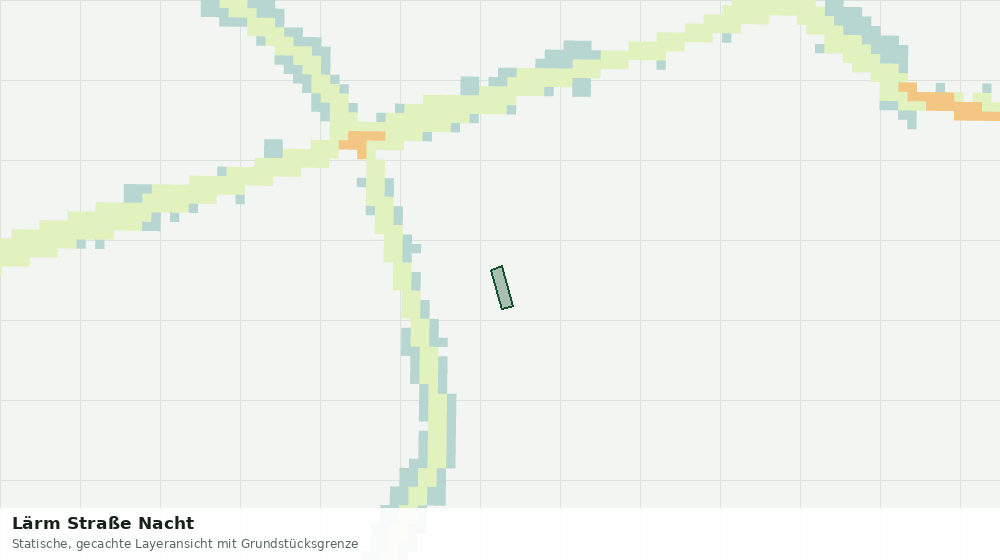 Statische Kartenansicht: Lärm Straße Nacht