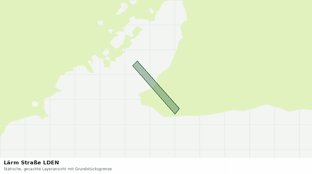 Statische Kartenansicht: Lärm Straße LDEN