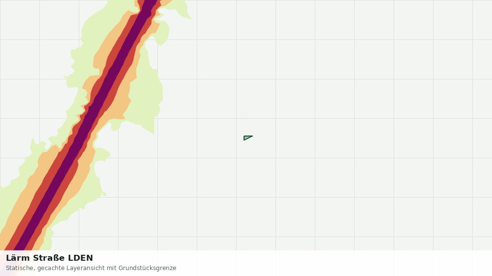 Statische Kartenansicht: Lärm Straße LDEN