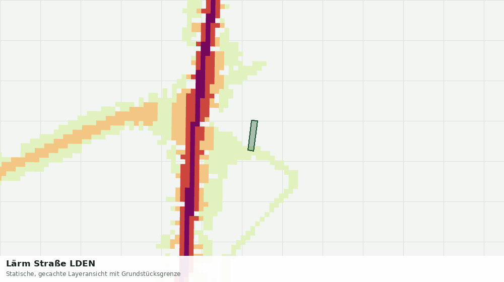 Statische Kartenansicht: Lärm Straße LDEN
