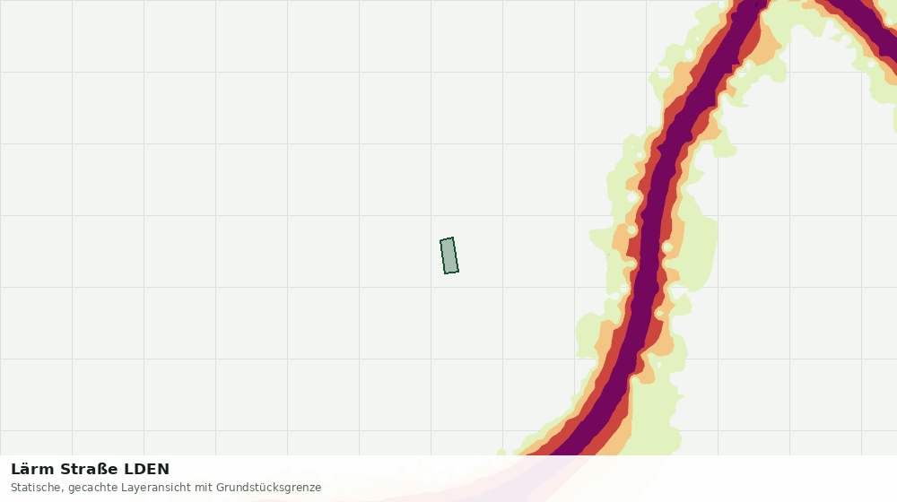 Statische Kartenansicht: Lärm Straße LDEN