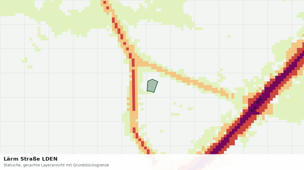 Statische Kartenansicht: Lärm Straße LDEN