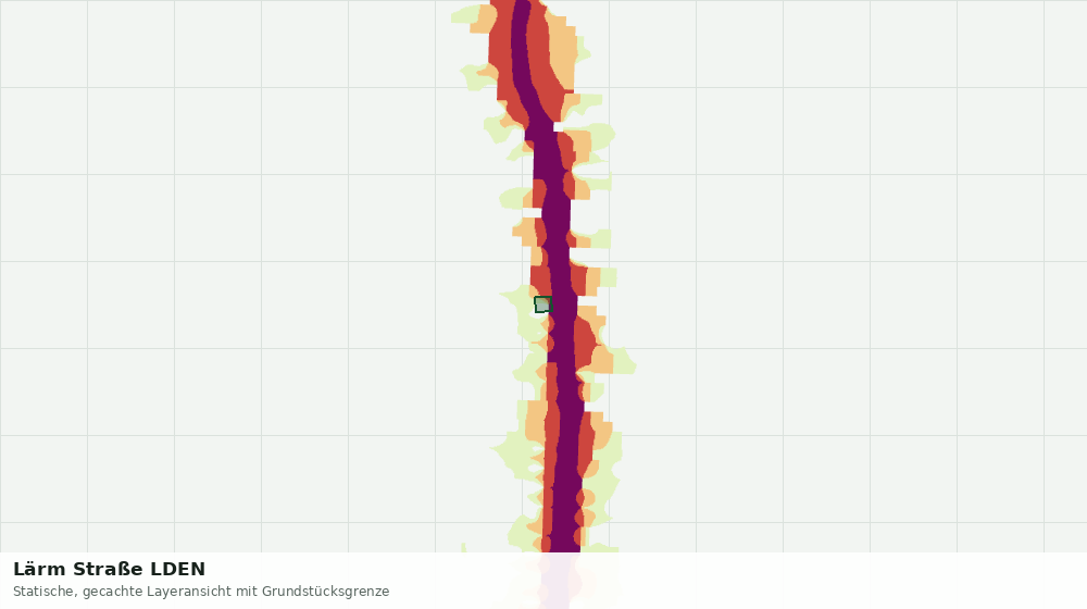 Statische Kartenansicht: Lärm Straße LDEN