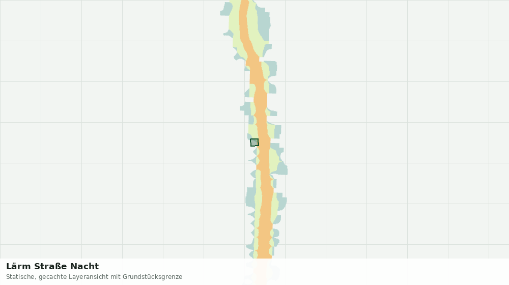 Statische Kartenansicht: Lärm Straße Nacht