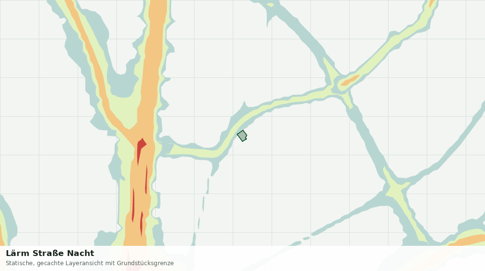 Statische Kartenansicht: Lärm Straße Nacht
