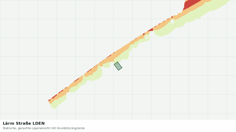 Statische Kartenansicht: Lärm Straße LDEN