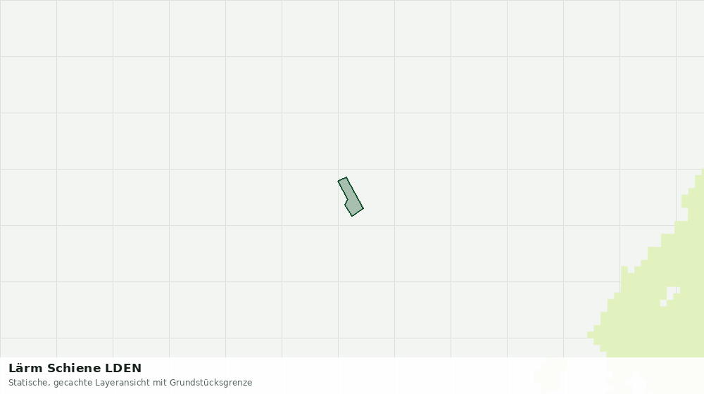 Statische Kartenansicht: Lärm Schiene LDEN