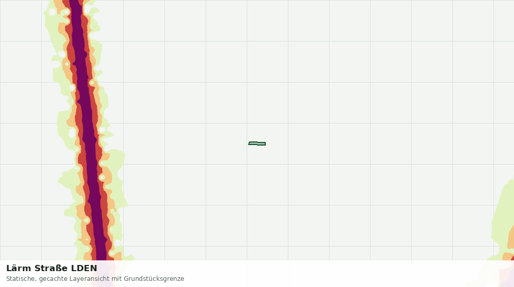 Statische Kartenansicht: Lärm Straße LDEN