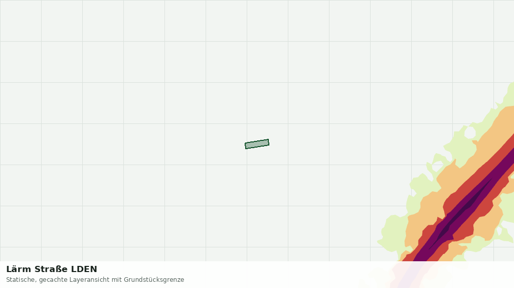 Statische Kartenansicht: Lärm Straße LDEN