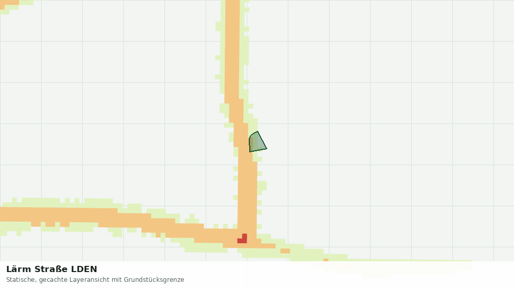 Statische Kartenansicht: Lärm Straße LDEN