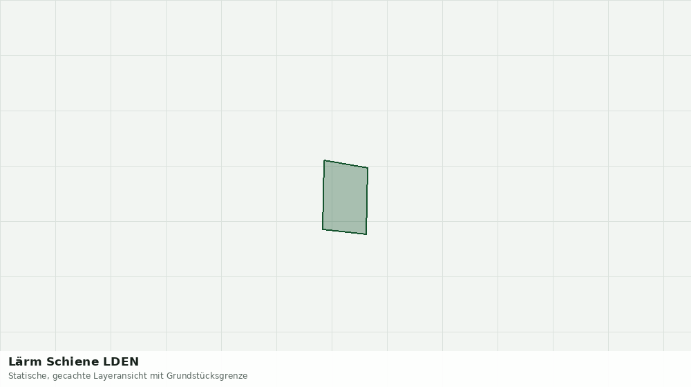 Statische Kartenansicht: Lärm Schiene LDEN