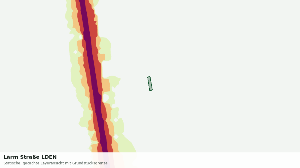Statische Kartenansicht: Lärm Straße LDEN