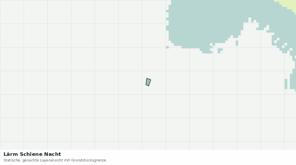 Statische Kartenansicht: Lärm Schiene Nacht
