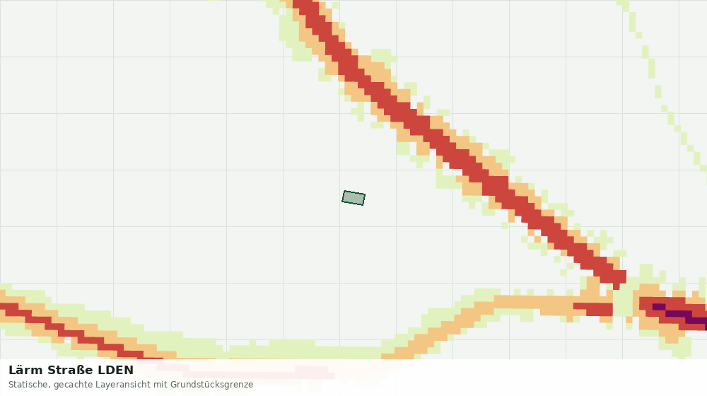 Statische Kartenansicht: Lärm Straße LDEN