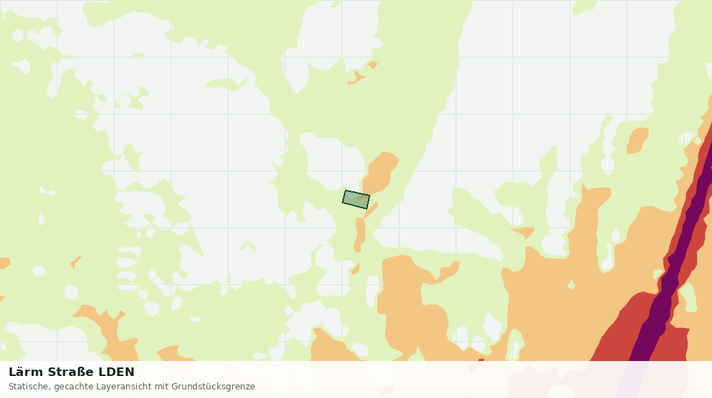 Statische Kartenansicht: Lärm Straße LDEN