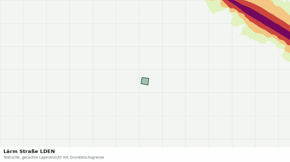 Statische Kartenansicht: Lärm Straße LDEN