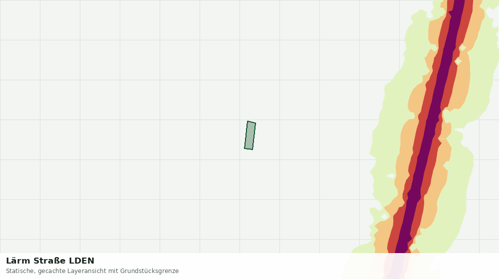 Statische Kartenansicht: Lärm Straße LDEN