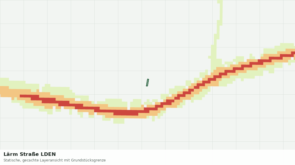Statische Kartenansicht: Lärm Straße LDEN
