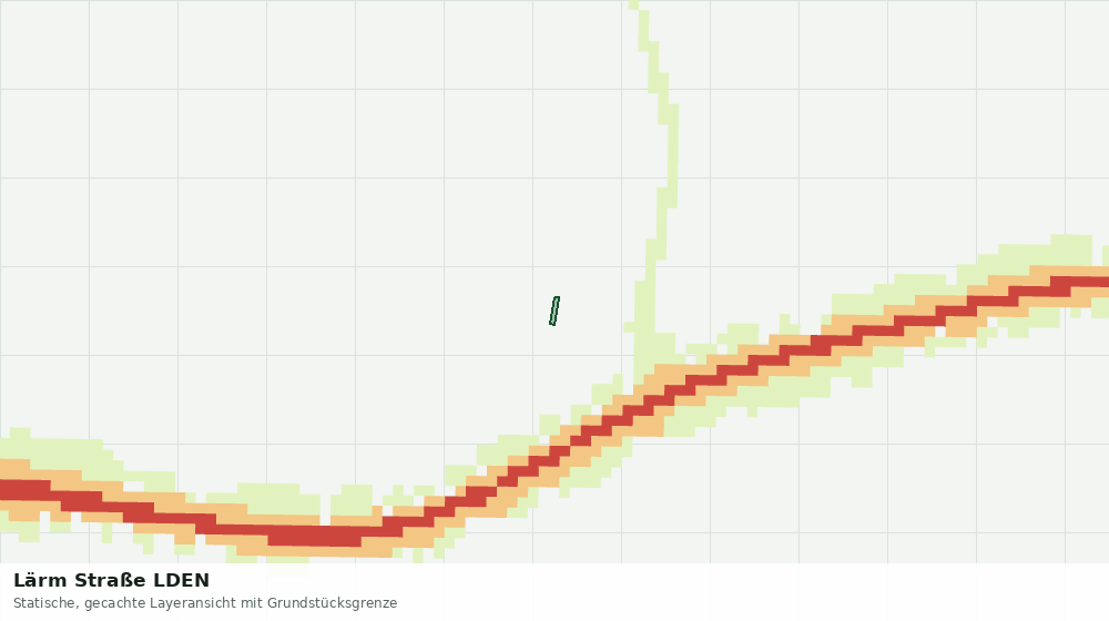 Statische Kartenansicht: Lärm Straße LDEN