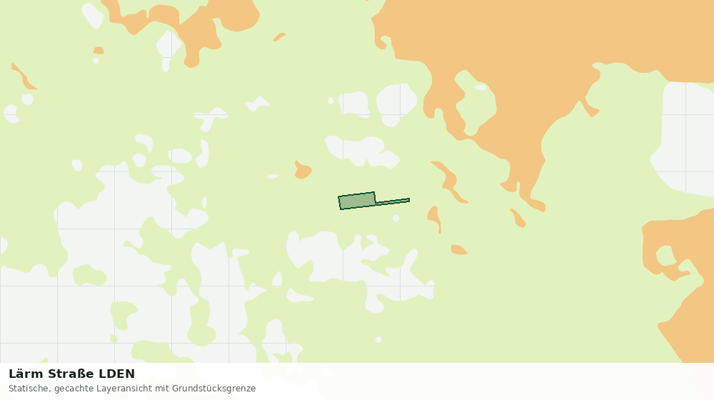 Statische Kartenansicht: Lärm Straße LDEN