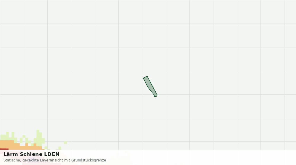 Statische Kartenansicht: Lärm Schiene LDEN