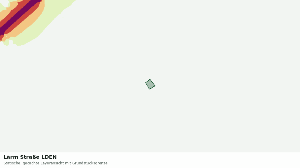 Statische Kartenansicht: Lärm Straße LDEN