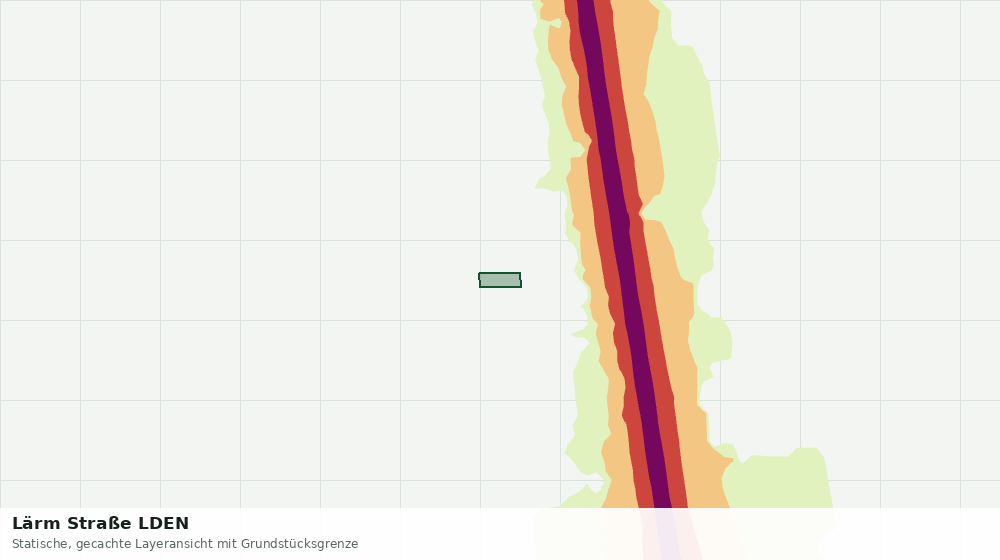 Statische Kartenansicht: Lärm Straße LDEN