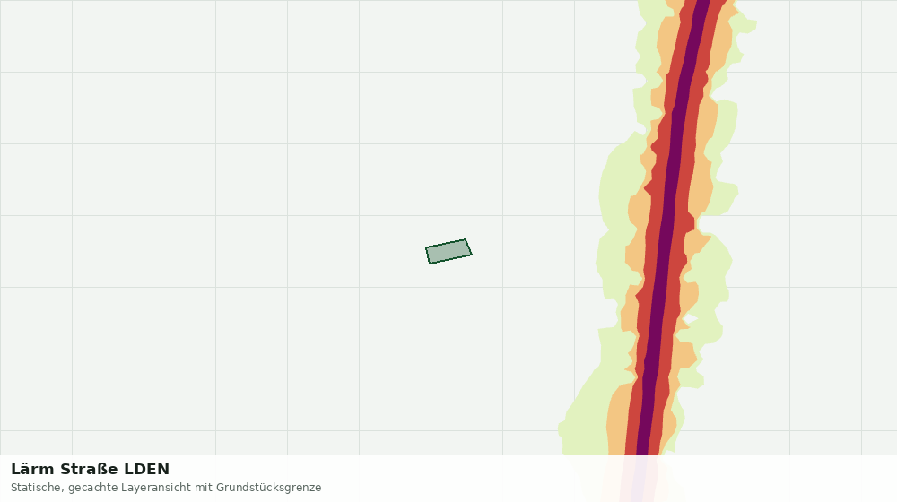 Statische Kartenansicht: Lärm Straße LDEN