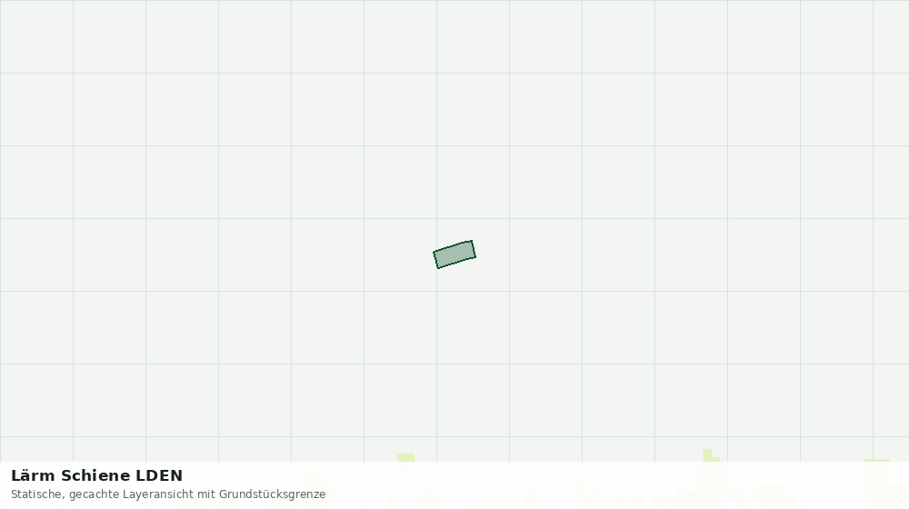 Statische Kartenansicht: Lärm Schiene LDEN