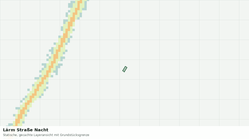 Statische Kartenansicht: Lärm Straße Nacht