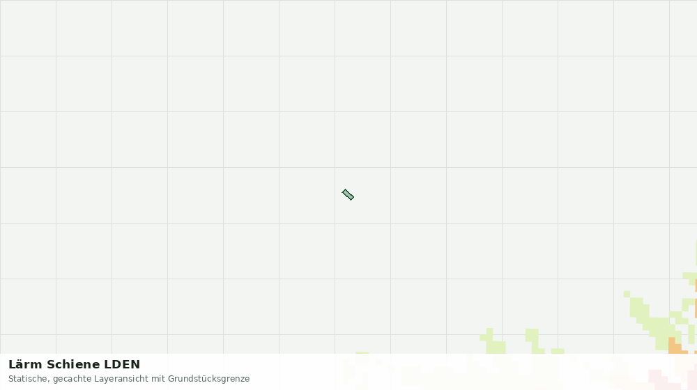 Statische Kartenansicht: Lärm Schiene LDEN